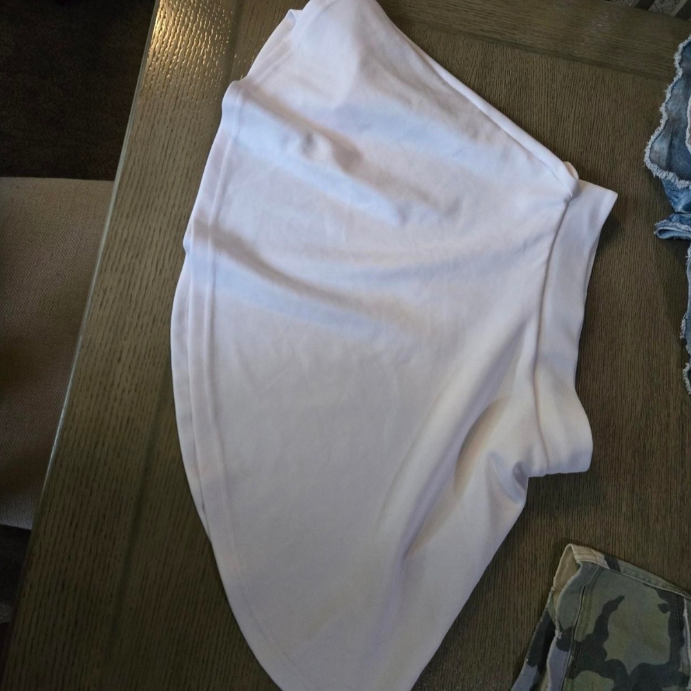 Spirit White Mini Skirt
